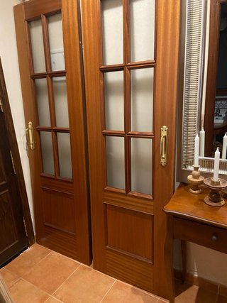 Puertas correderas madera sapelly
