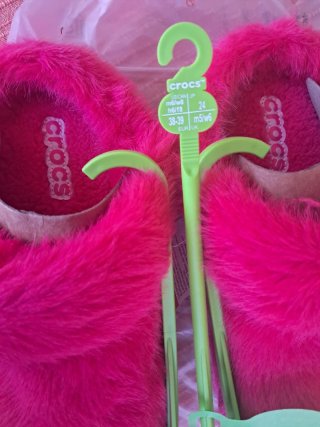Ciabatte Crocs Rosa Peluche Nuove