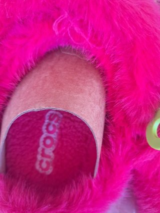 Ciabatte Crocs Rosa Peluche Nuove