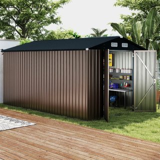 Casita de jardín para exteriores, Amplio almacenam