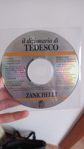 Dizionario Tedesco Italiano CD Zanichelli