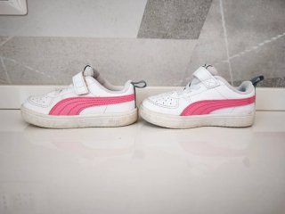 Scarpe Puma Bambina Bianche Rosa