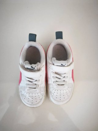 Scarpe Puma Bambina Bianche Rosa