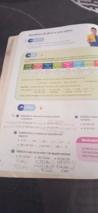 Libro de matemáticas de 6o primaria