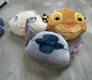 3 x Cuscini Peluches Disney