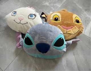 3 x Cuscini Peluches Disney