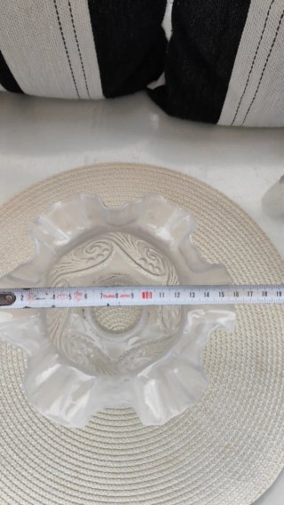 4 Tulipas de lámpara de cristal esmerilado
