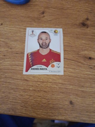 Cromo Andrés Iniesta ESP 2006