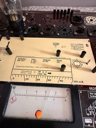 Válvula Philips 506 Special radio antigua