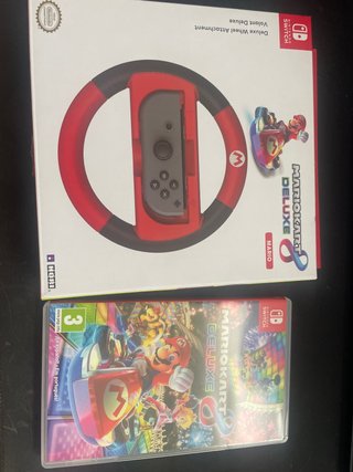 Mario Kart 8 Deluxe Switch + Volante Hori