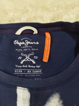 Camiseta Pepe Jeans London Union Jack Azul