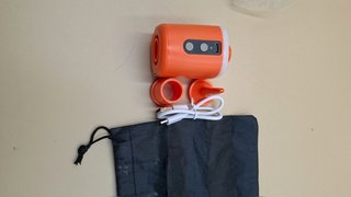 Inflador eléctrico USB con luz 0750