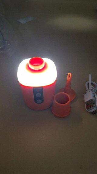 Inflador eléctrico USB con luz 0750