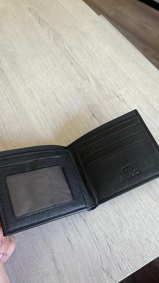 Cartera Gucci GG Negra y Gris
