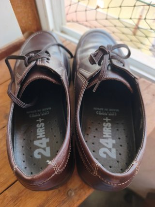 Zapatos de piel 24 horas + Air  Hecho en España