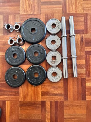 Macuernas ajustables de goma (12kg total)