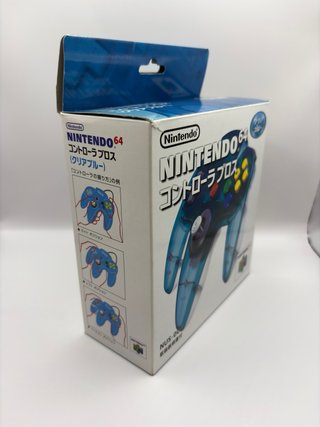Mando original azul transparente para Nintendo 6