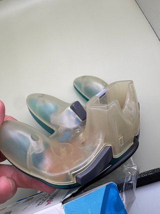 Mando original azul transparente para Nintendo 6