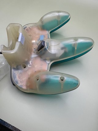 Mando original azul transparente para Nintendo 6