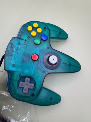 Mando original azul transparente para Nintendo 6