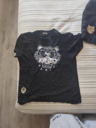 Conjunto Kenzo Negro Camiseta y Pantalón Corto
