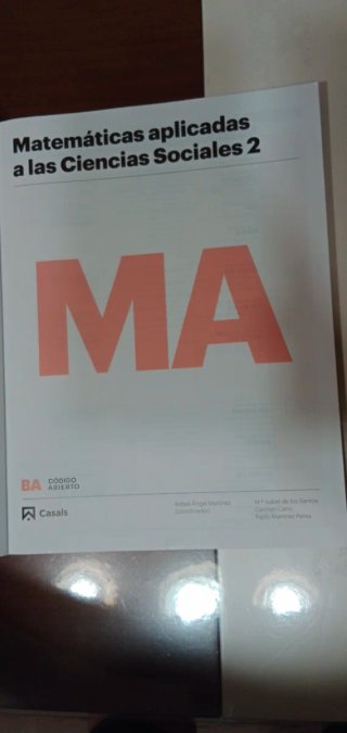 Matemáticas aplicadas a las Ciencias Sociales 2...