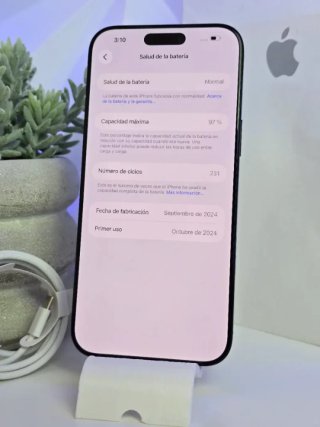 iPhone 16 Pro Max Nero 97% Batteria Originale