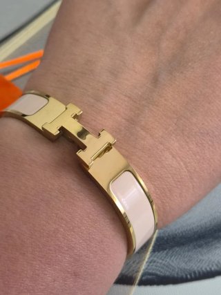 Pulsera Hermès Olympea  Rosa claro