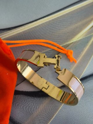 Pulsera Hermès Olympea  Rosa claro