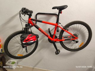 Bicicleta infantil Btwin naranja