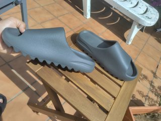 Ciabatte Adidas Grigie