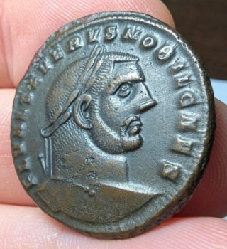 Follis Severo II 305-306 d.C. Heraclea