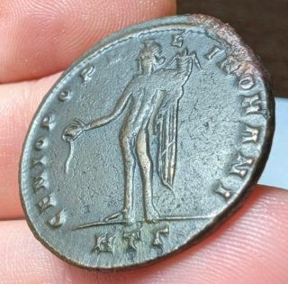 Follis Severo II 305-306 d.C. Heraclea