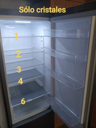 Frigorífico LG ThinQ Cristal con regulador Pieza6