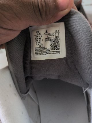 Jordan Retro 3 Gris Naranja