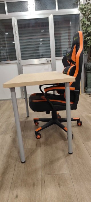 Escritorio Mittcirkel madera y metal