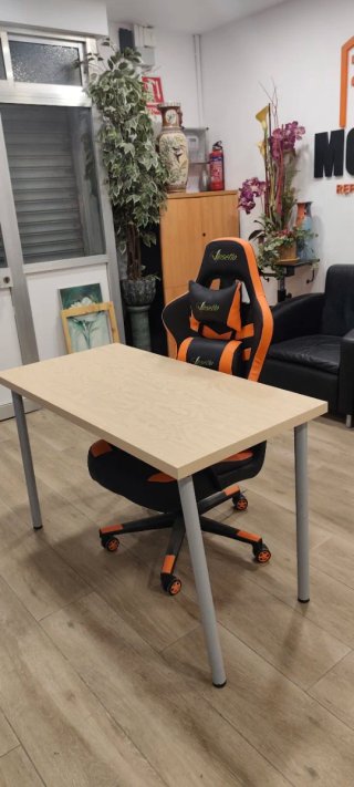 Escritorio Mittcirkel madera y metal