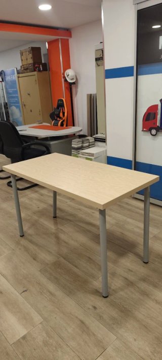Escritorio Mittcirkel madera y metal