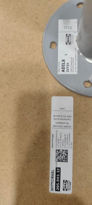 Escritorio Mittcirkel madera y metal