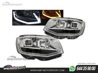 FAROS DELANTEROS LUZ DIURNA LED REAL DRL PARA VOLKSWAGEN TRANSPORTER T6 2015-2019
