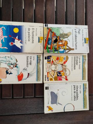 Lote de 5 libros del Barco de Vapor