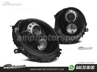 FAROS DELANTEROS PARA MINI COOPER R56/R57 NEGROS 2006-2014