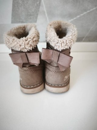 Stivaletti bimba Chicco marroni con pelliccia
