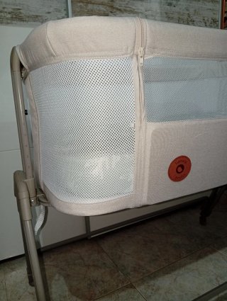 Cuna de colecho Lionelo + colchón semi nuevo