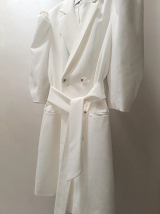Abito blazer doppiopetto Bershka bianco