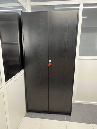 Armario Archivador Oficina Negro con Llave