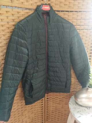 Plumífero reversible hombre morado
