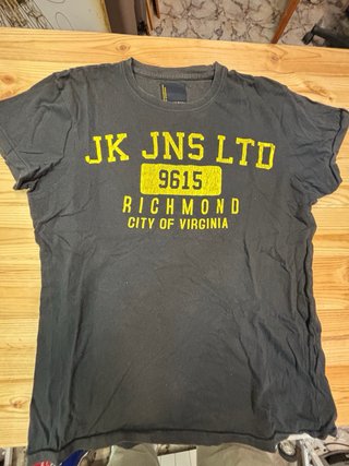 Camisetas Jack & Jones Negra Talla M. Dos camiseta