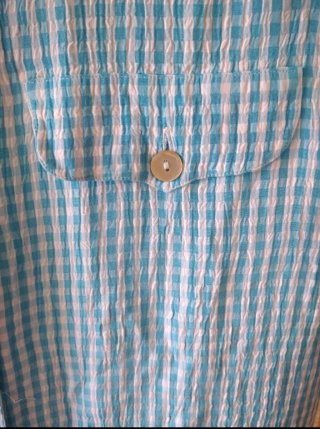 Camisa VERSE cuadros azul y blanco T42