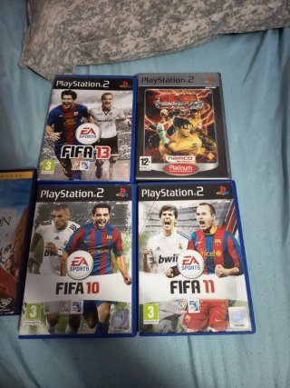 Lote 4 Juegos PS2: FIFA 10, 11, 13 y Tekken 5